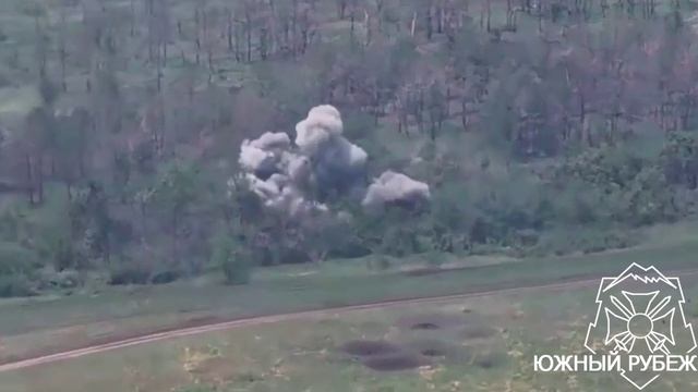 Бойцы группировки войск"Запад"разнесли в щепки очередной вражеский миномет ВСУ на Богуславском напра