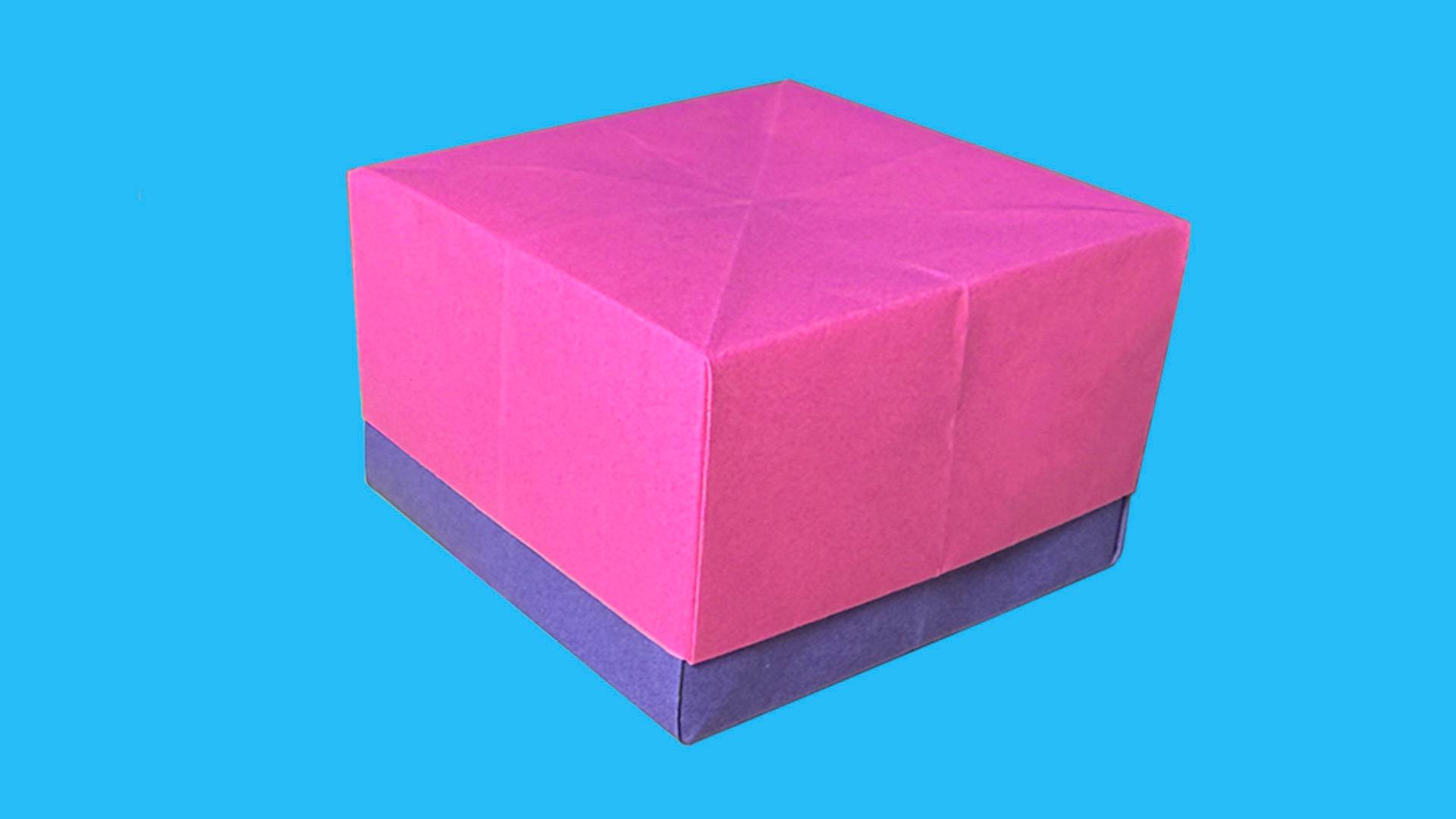 Коробка из бумаги. Коробка с крышкой из бумаги. Коробочка из бумаги. Ка сделать коробку из бумаги