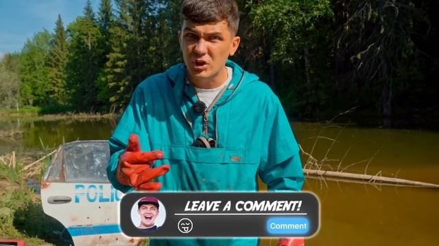 Нашли ПОЛИЦЕЙСКИЙ АВТОМОБИЛЬ во время магнитной рыбалки!