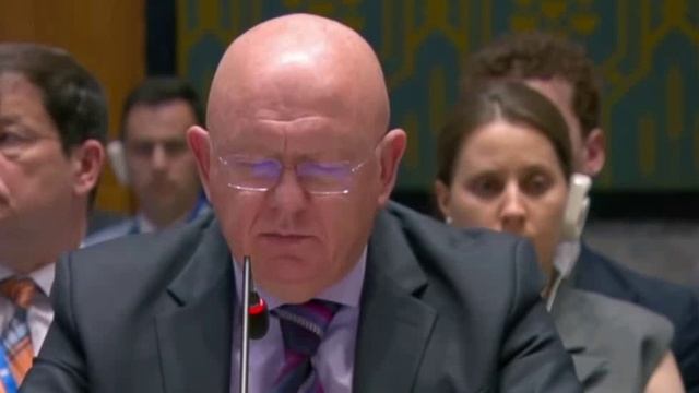 Небеньзя на СовБезе ООН в связи с ударами Израиля по Ирану