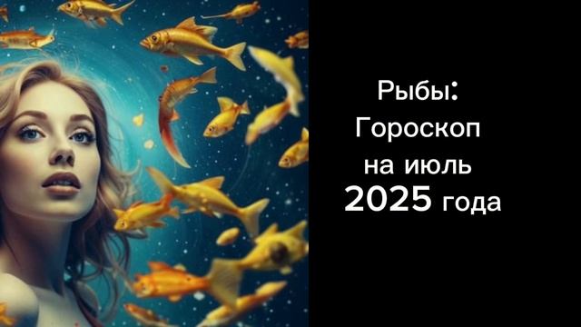Рыбы: гороскоп на июль 2025 года