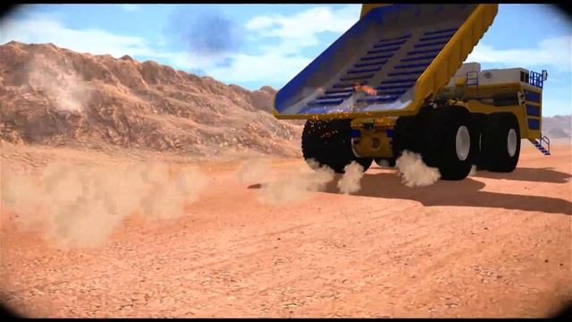 BeamNG - Community Suggestions - Big Rigs Trying To Stop The BELAZ 75710