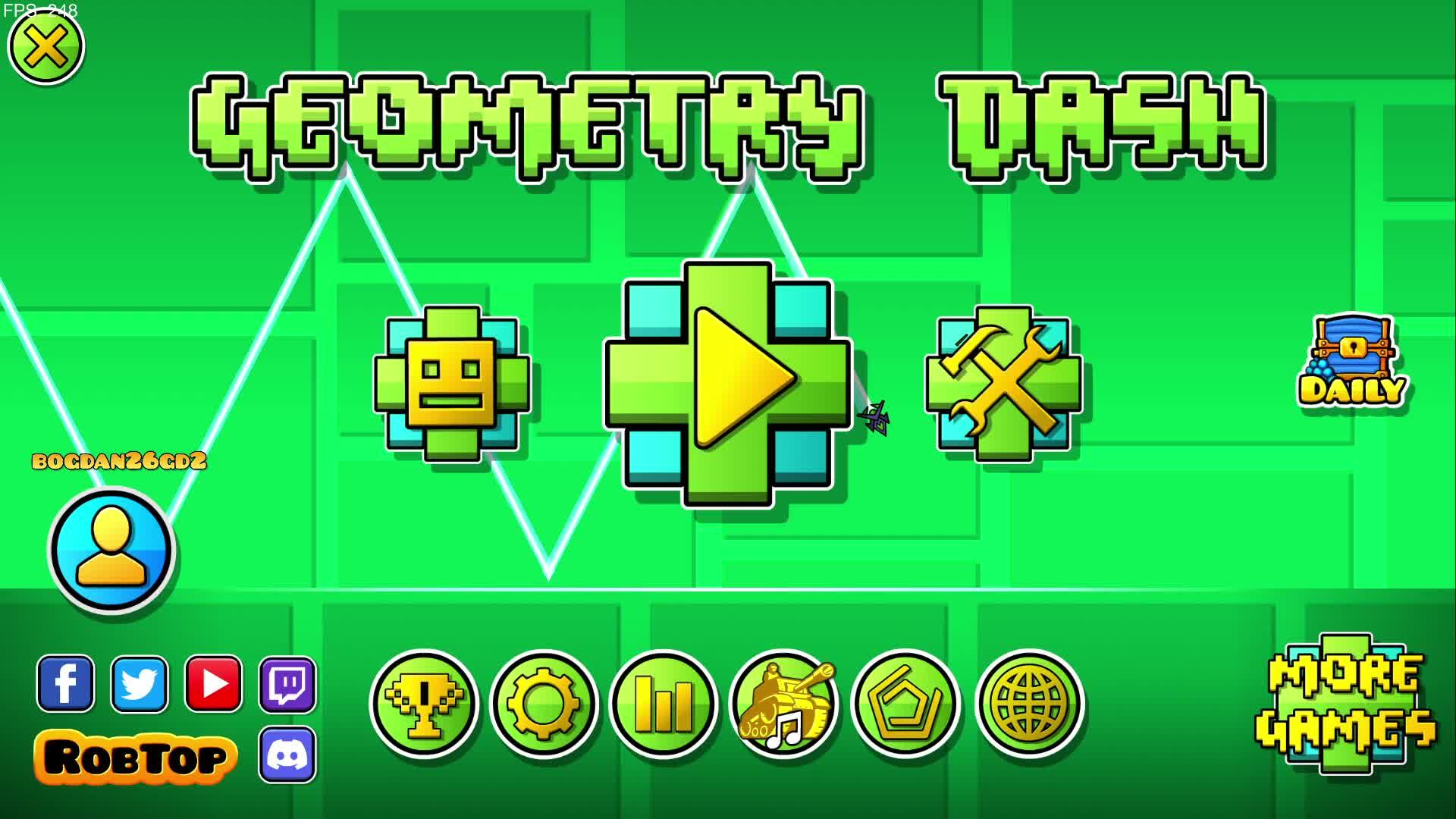 Треню DeepDive (Geometry Dash)