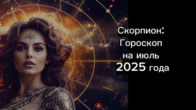 Скорпион: гороскоп на июль 2025 года