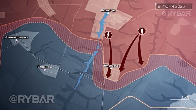 Хроника боёв Русской Армии в районе н.п. Писаревка и Юнаковка на Сумском участке боевых действий!