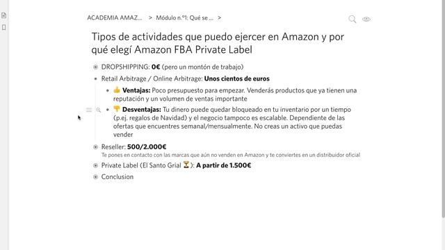 Modulo 1.2.1 Tipos de actividades que puedo realizar en Amazon. Что можно делать на Amazon.