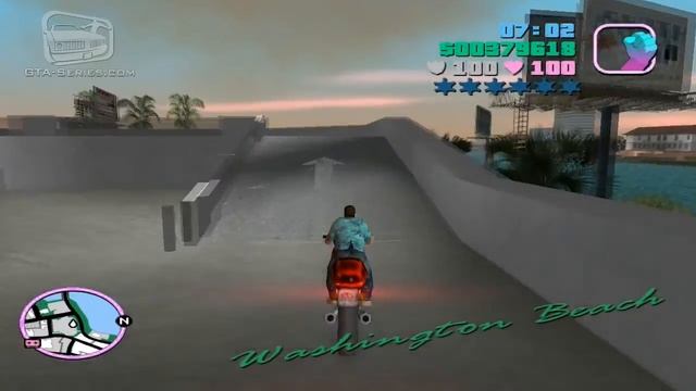 GTA Vice City - Walkthrough - Unique Stunt Jumps #28 - Ocean Beach