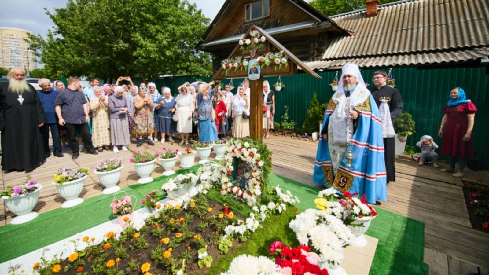 Лития на могиле митрополита Варнавы 01.06.2025г