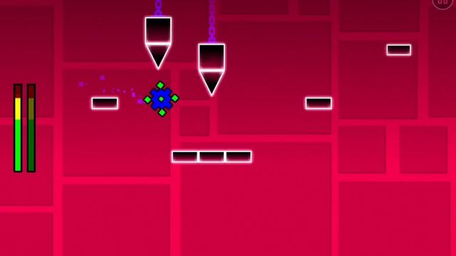 Играю на 5 и 6 уровне в Geometry dash