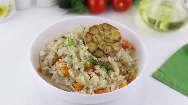 💥Плов из свинины в казане.
