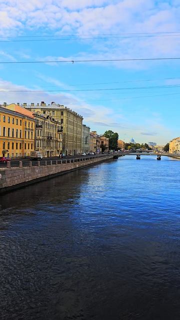 Набережная реки Фонтанки в Санкт-Петербурге