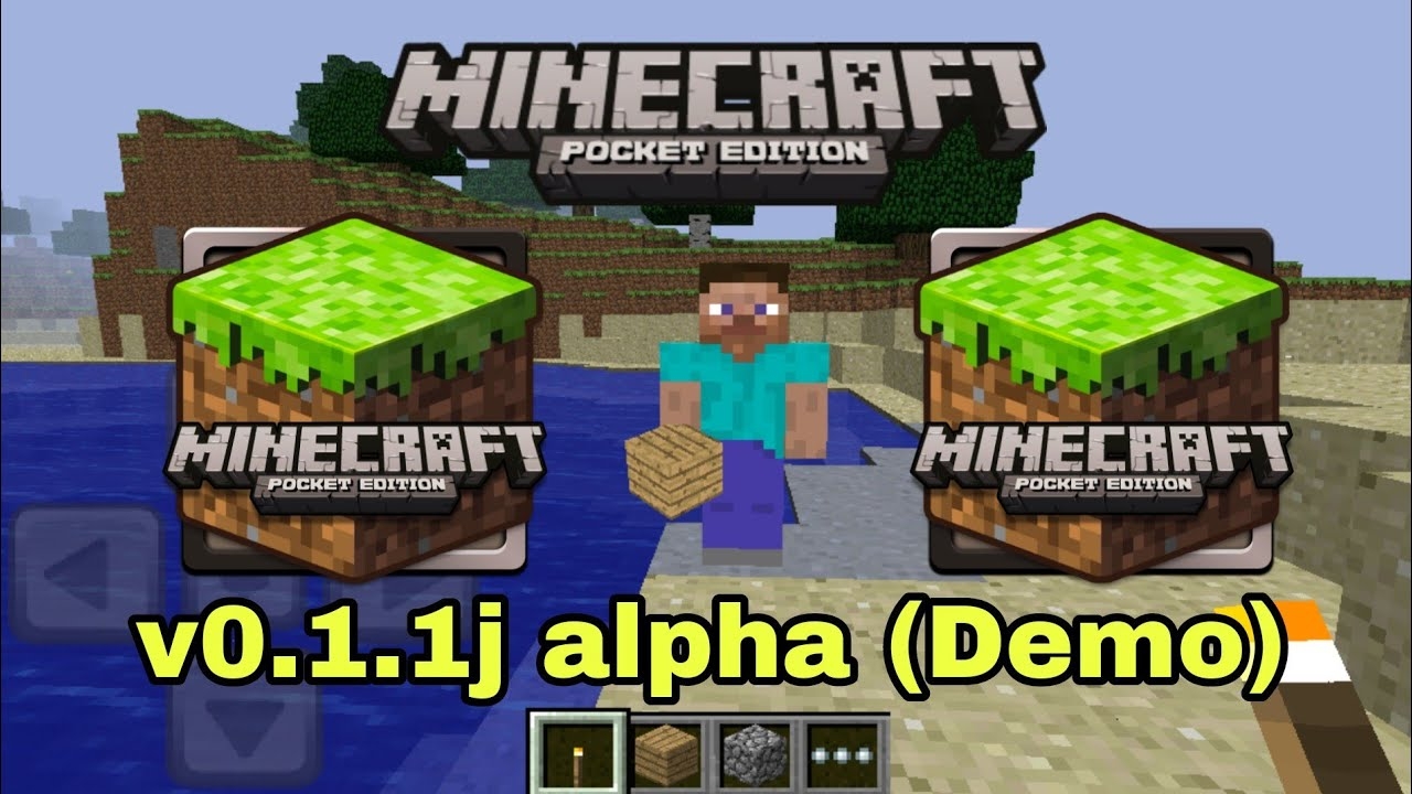 Minecraft Pocket Edition v0.1.1j alpha (Demo) на андроид #1