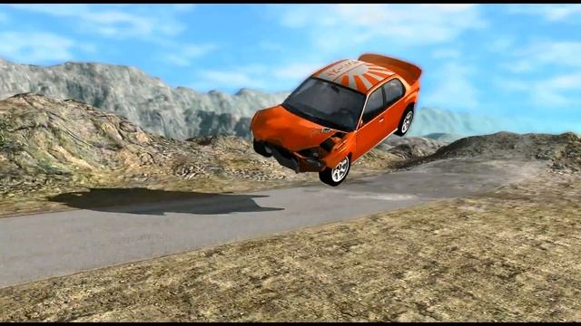 BeamNG - Racing & Crashing： Suspension Testing Some Lowered Cars