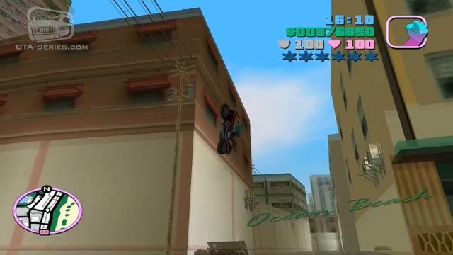 GTA Vice City - Walkthrough - Unique Stunt Jumps #27 - Washington Beach