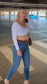 nsCAJMub028 - Stunning tight jeans street style fashion idea #fashion #style #outfit #shorts