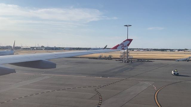 Посадка А380 в аэропорту Перт