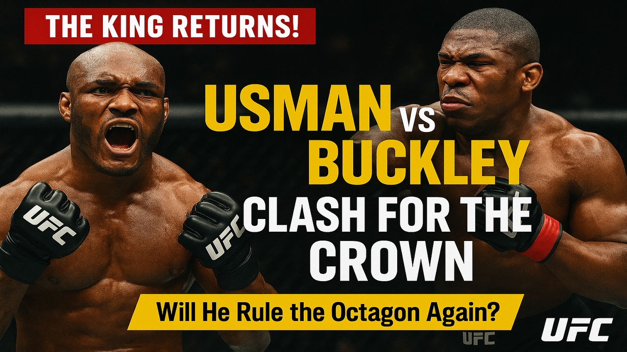 🥊 Kamaru Usman is Back — Can He Reclaim the UFC Throne?