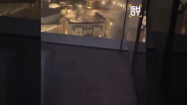 Попадание ракеты Ирана по небоскрёбу