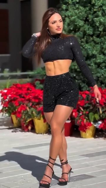 yTASEXwr528 - Stunning black tight short jumpsuit street style summer outfit idea #fashion #style #o