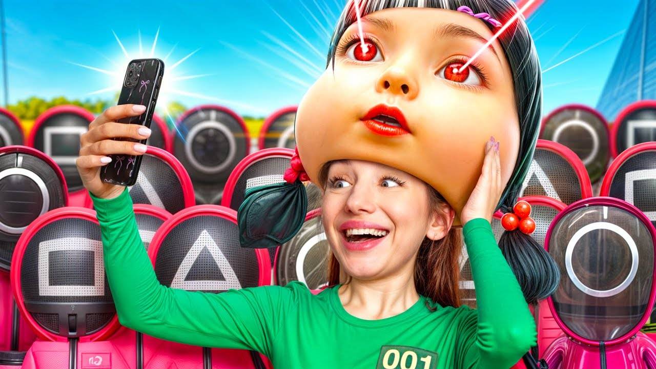 Из ботанши в Гигантскую Куклу из Игры в Кальмара в тюрьме! Как стать популярной