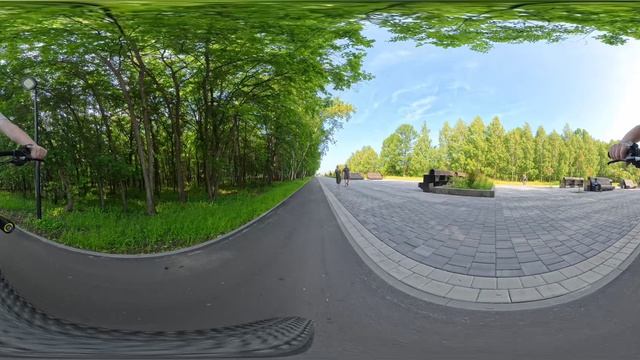 360° видео с горного велосипеда на Insta360 X5 #rutube360