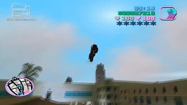 GTA Vice City - Walkthrough - Unique Stunt Jumps #33 - Ocean Beach