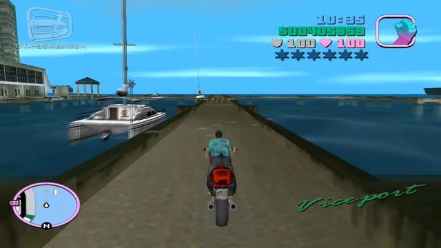 GTA Vice City - Walkthrough - Unique Stunt Jumps #35 - Ocean Beach