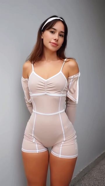 ofMJo_q5w8s - My new trending white tight short romper summer fashion outfit #fashion #style #outfit