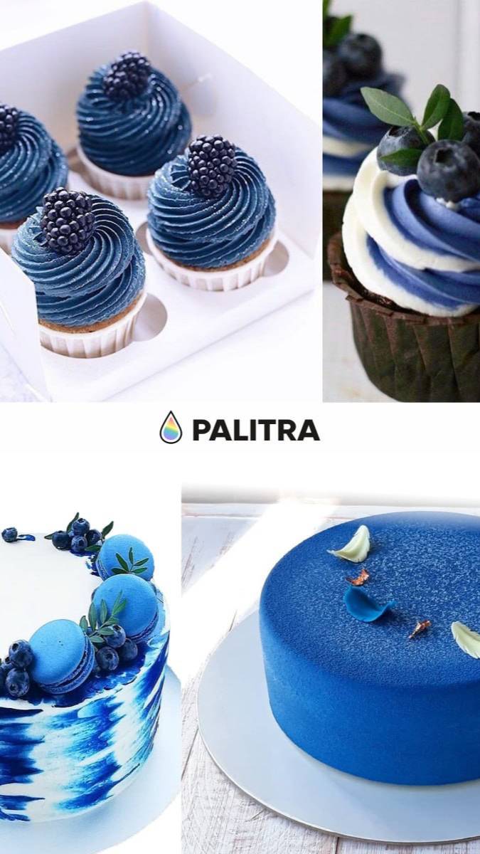 Краситель пищевой гелевый водорастворимый PALITRA синий