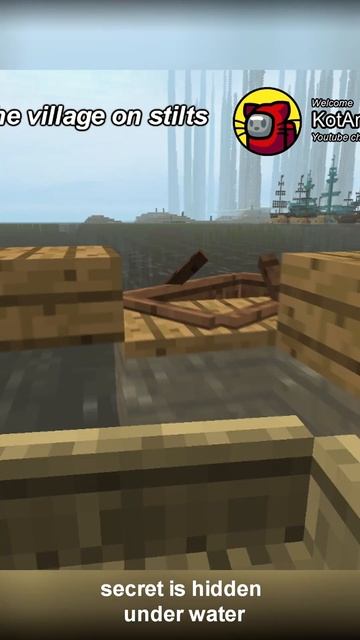 Minecraft  Village on stilts