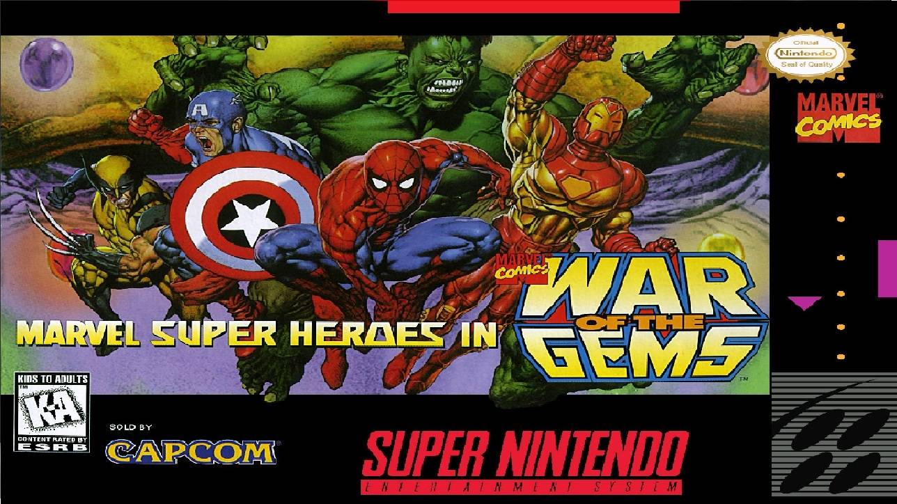 Marvel Super Heroes in War of the Gems (SNES) Полное прохождение