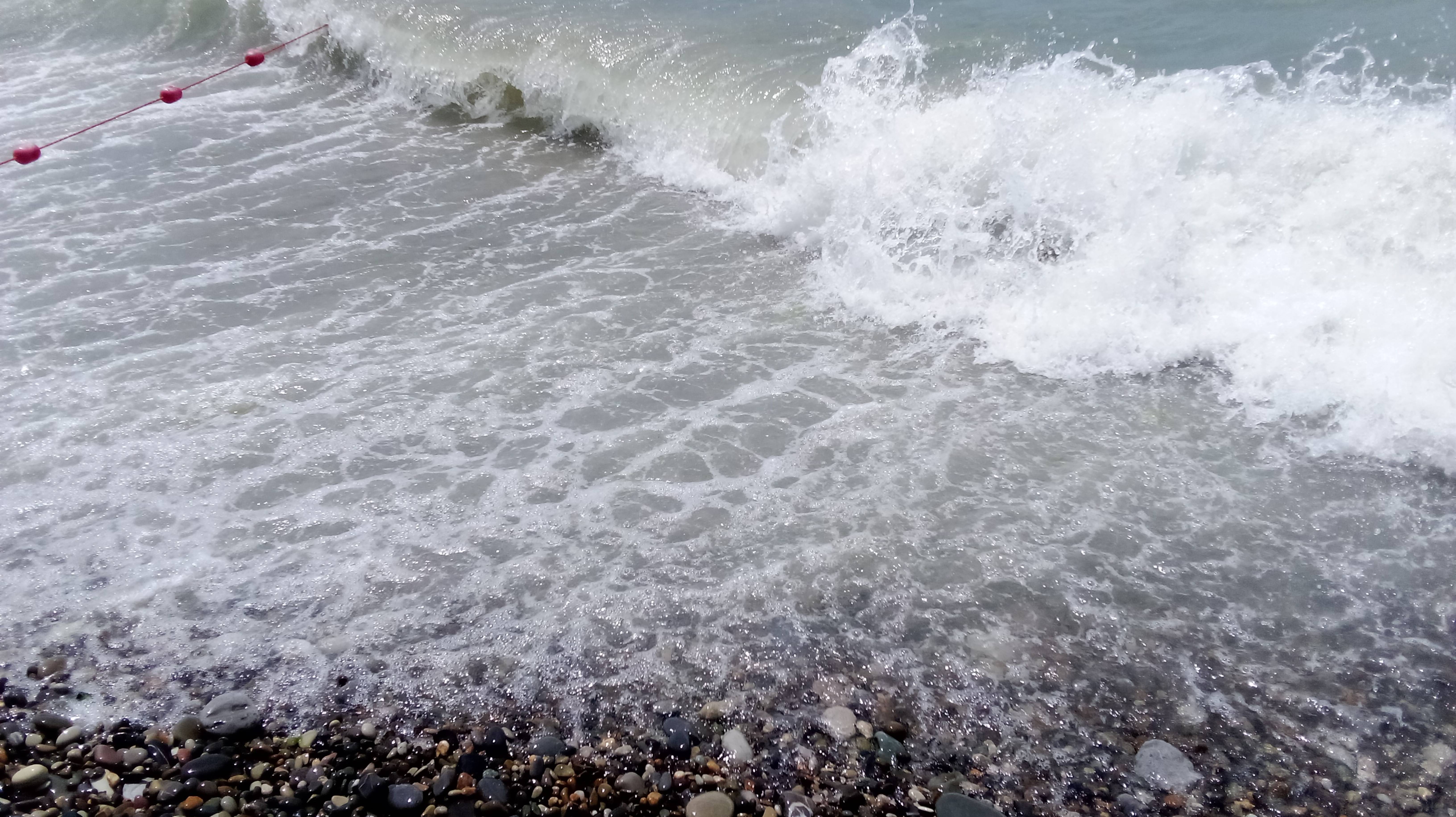 ЛАЗАРЕВСКОЕ//ВОДОРОСЛИ В МОРЕ// БОЛЬШИЕ ВОЛНЫ 2025//ВОДОРОСЛИ ИЛИ МАЗУТ?