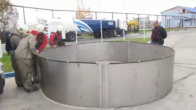 Резервуар разборный РР-10. Сборка