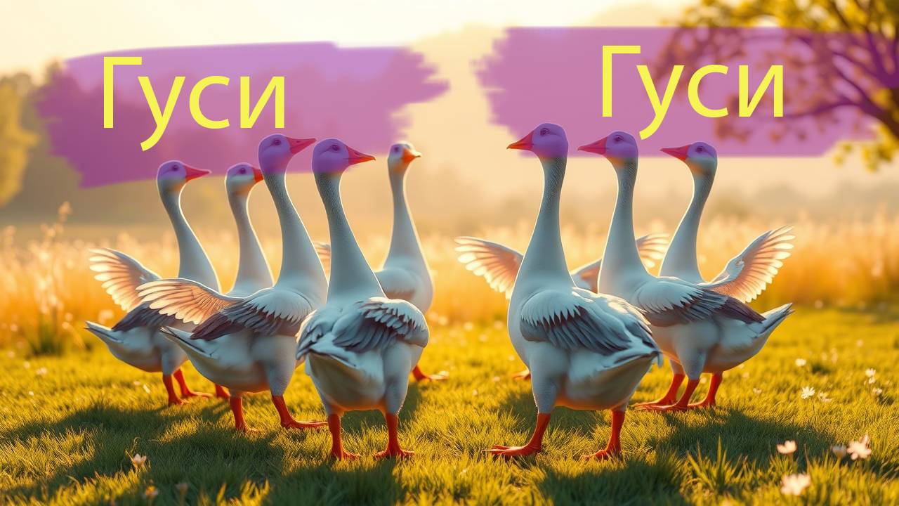 Гуси-гуси | Наша новая песня!