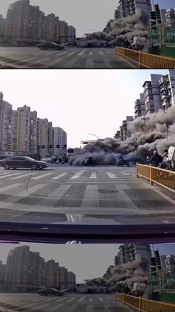 Авария цементовоза.
