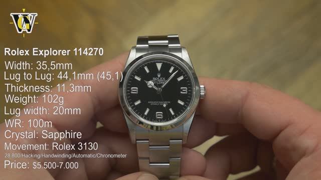 Rolex Explorer 36mm - актуален ли ref.114270 после новых ref.124270？