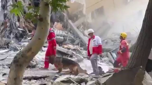Разрушения в жилом комплексе "Шахид Чамран Таун" на окраине Тегерана в результате авиаударов Израиля