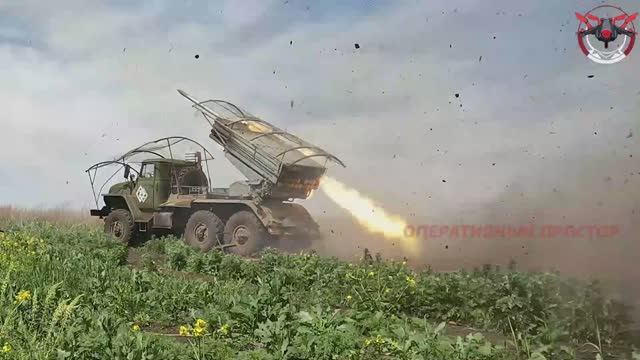 Боевая работа реактивщиков 1 танковой армии.Начальник штаба реактивного артиллерийского дивизиона