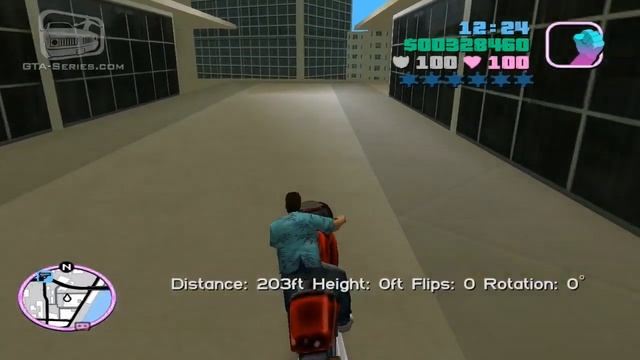 GTA Vice City - Walkthrough - Unique Stunt Jumps #2 - Downtown