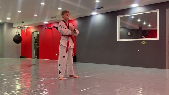 Пумсе № 6 (Тэгук Юк Джан) Подготовка к аттестации TKD WTF