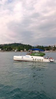 Катамаран лайт на ходу