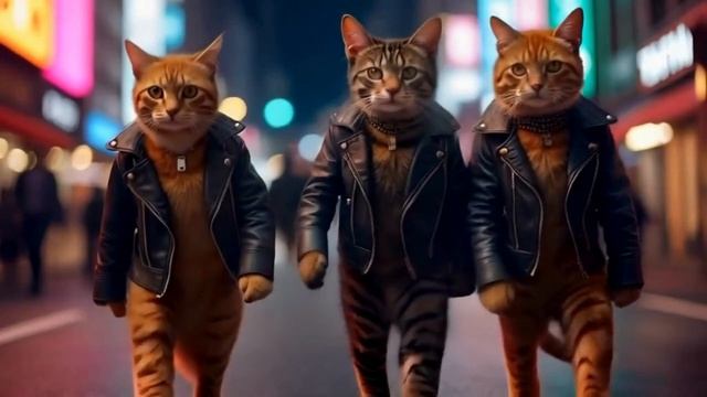 😻🚕Cats in the City! Funny Cats Doing Human Things 😻