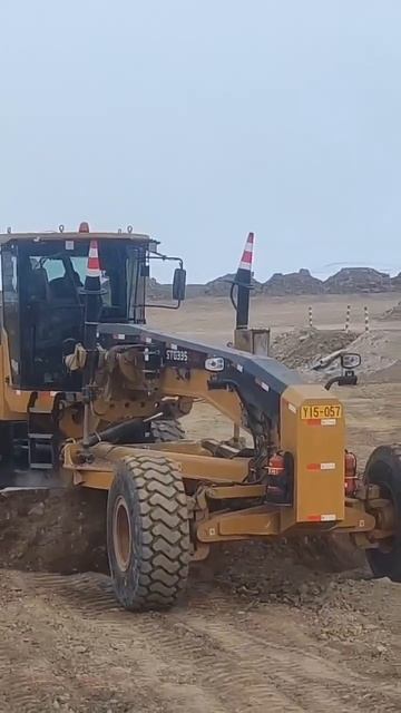Обзор Автогрейдера SANY STG335C-10. Работа в дневное время.
