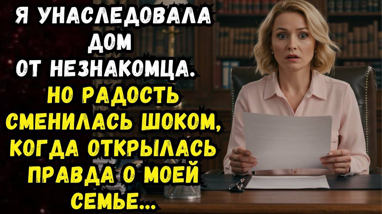 Истории из жизни: Наследство от незнакомца... Аудио рассказы Жизненные истории