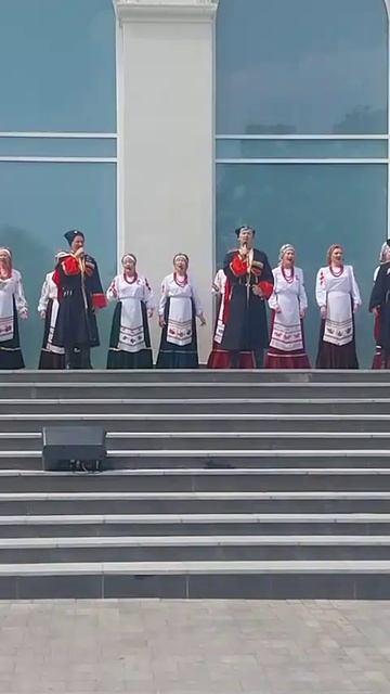 "Казаки России" (отрывок): народный казачий хор ЦК "Родина" (г. Анапа, 12.06.2025)