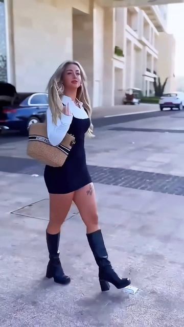 paM_8l7pGcw - Trendy tight black and white summer outfit of the day #fashion #style #outfit #shorts