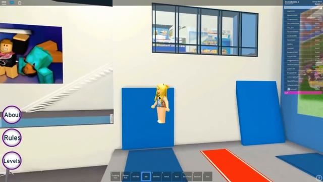 Гимнастика + Ролики #РОБЛОКС! ROBLOX Детский Игровой Летсплей Fun Video Games