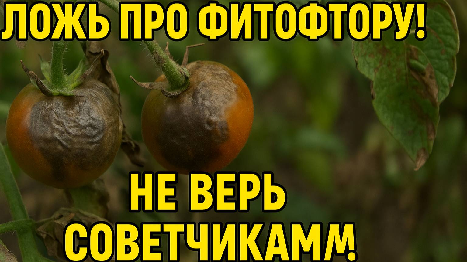 Ложь про фитофтору! Эти “советы” только вредят!