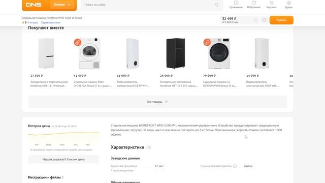 Обзор стиральной машины Nordfrost WM2 6100 W Worry-Free Lundry :Your Guide to Cleanliness