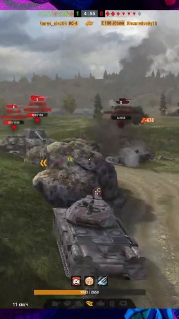 #wotblitz масер на дед 4 #shorts